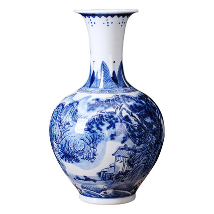 Compatible porzellan Jahrriesnge  for blue landscape painting vase cna0049 