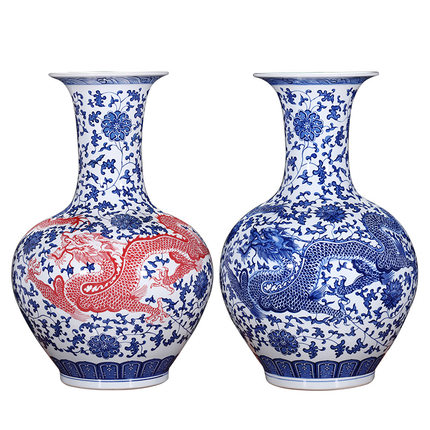 Compatible porzellan Jahrriesnge  for blue dragon vase cna0089 