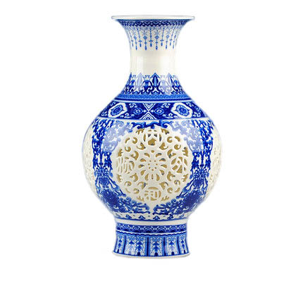 Compatible porzellan Jahrriesnge  for colorful hollow vase cna0665 