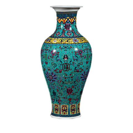 Compatible porzellan Jahrriesnge  for colorful enamel vase cna0803 