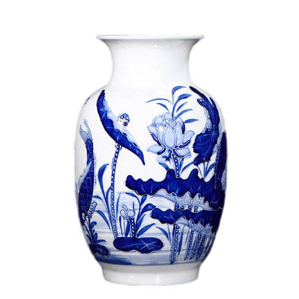Compatible porzellan Jahrriesnge  for relief lotus vase cna0901 