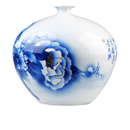 Compatible porzellan Jahrriesnge  for peony blossom vase cna1054 