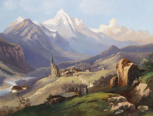 Compatible Landschaft JAHRRIESNGE  for snow-mountain-lpf01024 