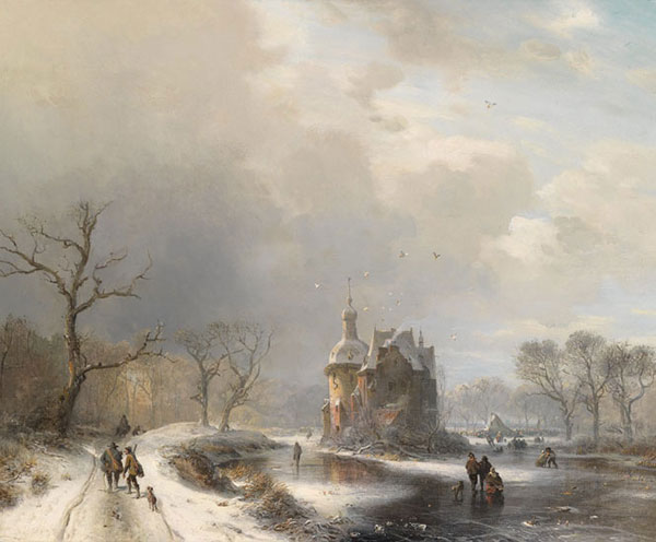 Compatible Landschaft JAHRRIESNGE  for winter-lpf01061 