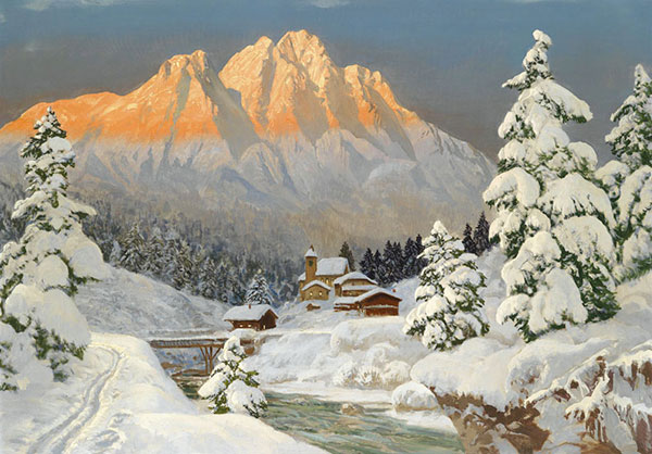 Compatible Landschaft JAHRRIESNGE  for winter-lpf01066 