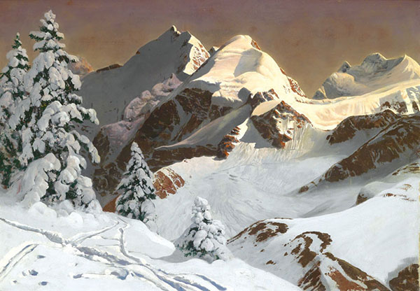 Compatible Landschaft JAHRRIESNGE  for winter-lpf01069 