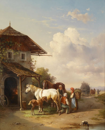 Compatible Tiere Jahrriesnge  for horse-lpf02647 