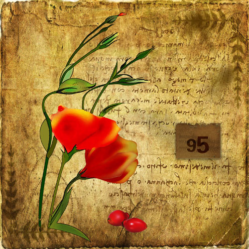 Compatible Blumen JAHRRIESNGE  for flowers-lpf06755 