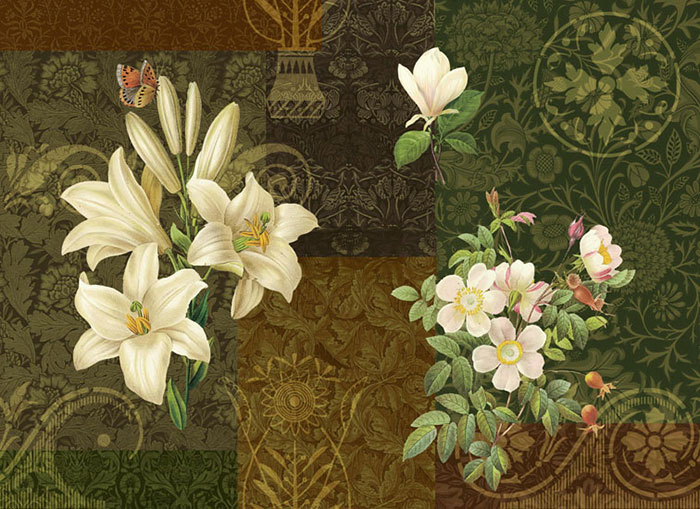 Compatible Blumen JAHRRIESNGE  for flowers-lpf07126 