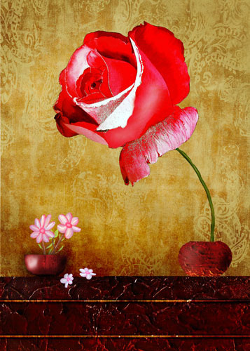 Compatible Blumen JAHRRIESNGE  for flowers-lpf07571 