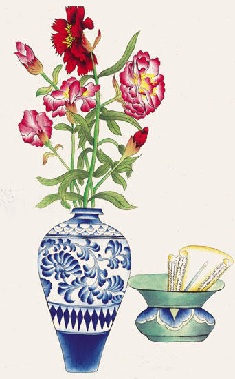 Compatible Blumen JAHRRIESNGE  for flowers lpf08157 