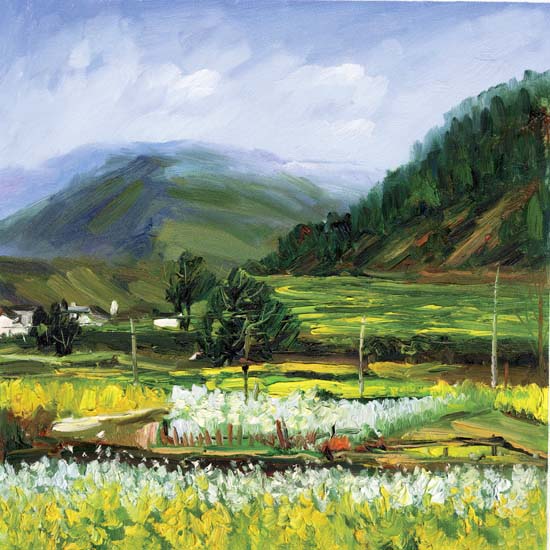 Compatible Landschaft JAHRRIESNGE  for flowers lpf08415 