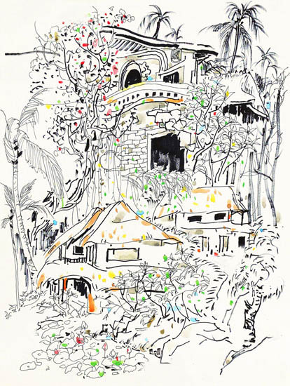 Compatible Landschaft JAHRRIESNGE  for houses lpf09047 