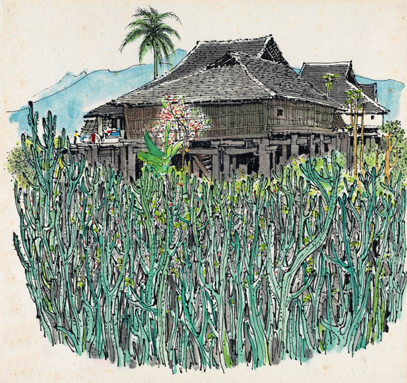 Compatible Landschaft JAHRRIESNGE  for houses lpf09302 