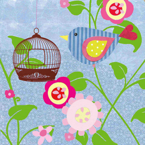 Compatible Blumen JAHRRIESNGE  for bird lpf10132 