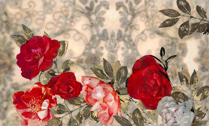 Compatible Blumen JAHRRIESNGE  for flowers lpf10272 