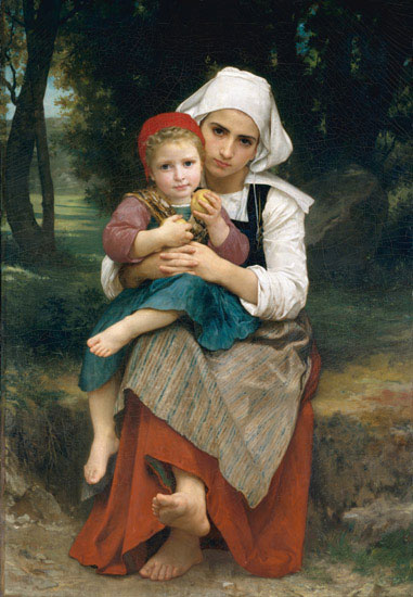 Compatible Porträt Jahrriesnge  for William Adolphe Bouguereau lpf11873 