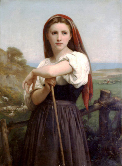 Compatible Porträt Jahrriesnge  for William Adolphe Bouguereau lpf11897 