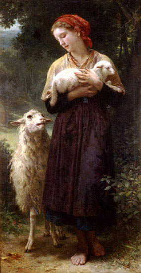Compatible Porträt Jahrriesnge  for William Adolphe Bouguereau lpf11901 
