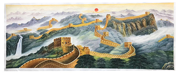 Compatible Landschaft JAHRRIESNGE  for grearwall-lpg0335 