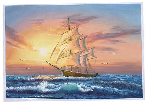 Compatible Landschaft JAHRRIESNGE  for sailboat-lpg0703 