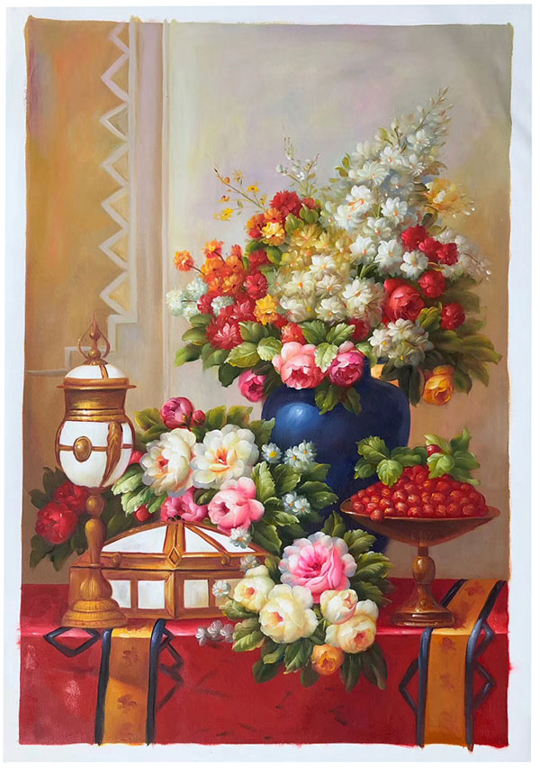 Compatible Stillleben Jahrriesnge  for vase-lamp-flower-lpg0832 