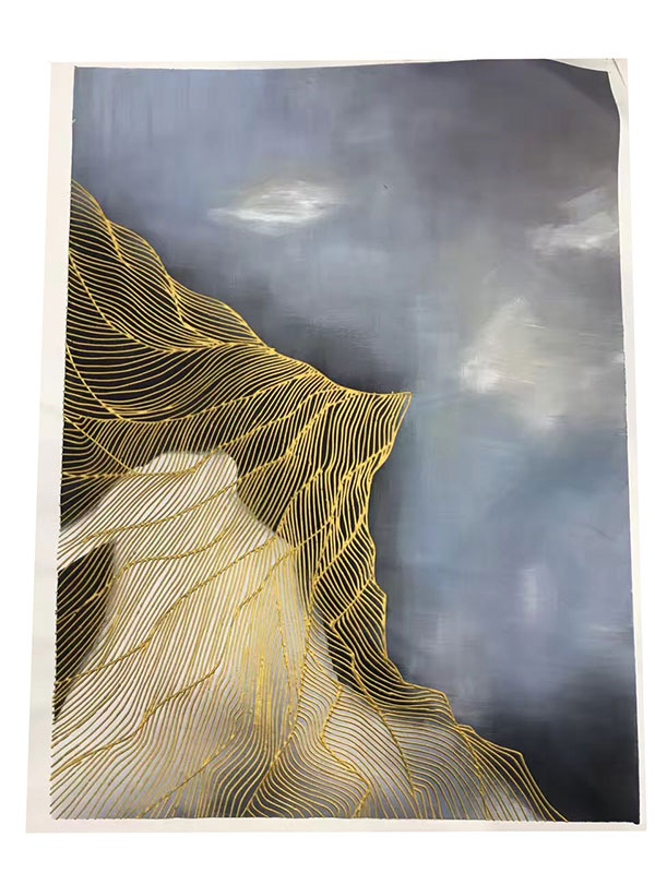 Compatible Abstrakt Jahrriesnge  for golden-line-lpg0993 