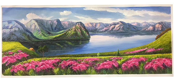 Compatible Landschaft JAHRRIESNGE  for montains-lpg1128 