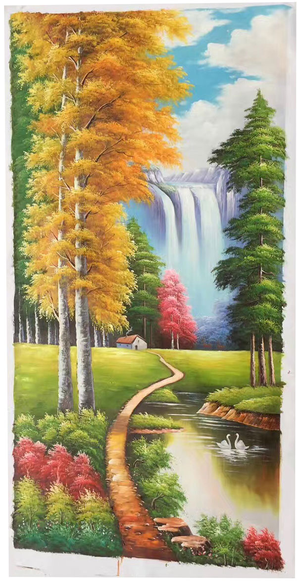 Compatible Landschaft JAHRRIESNGE  for waterfall-lpg1304 