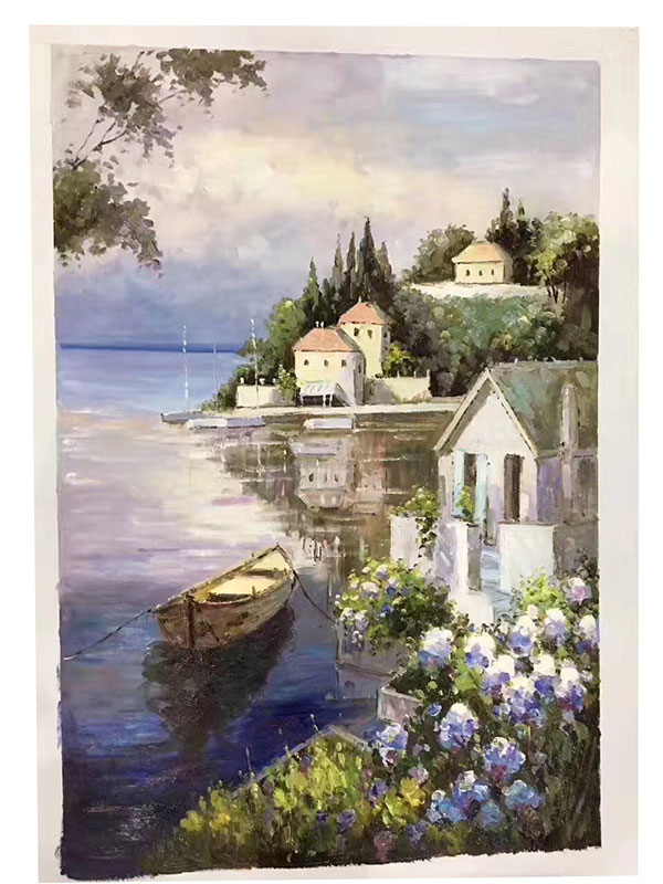 Compatible Landschaft JAHRRIESNGE  for village-and-boat-lpg1307 