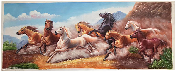 Compatible Tiere Jahrriesnge  for eight-horses-lpg1356 