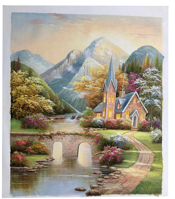 Compatible Landschaft JAHRRIESNGE  for house-pond-lpg1360 