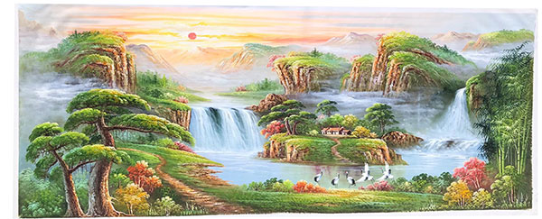 Compatible Landschaft JAHRRIESNGE  for sunrise-waterfall-lpg1365 