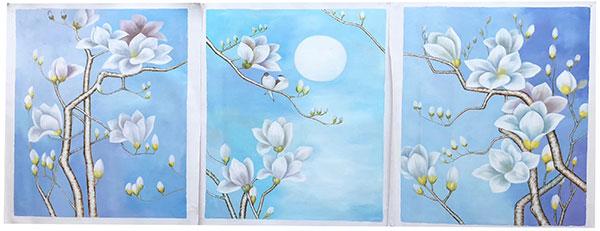 Compatible Blumen JAHRRIESNGE  for mixed-flowers-lpg1391 