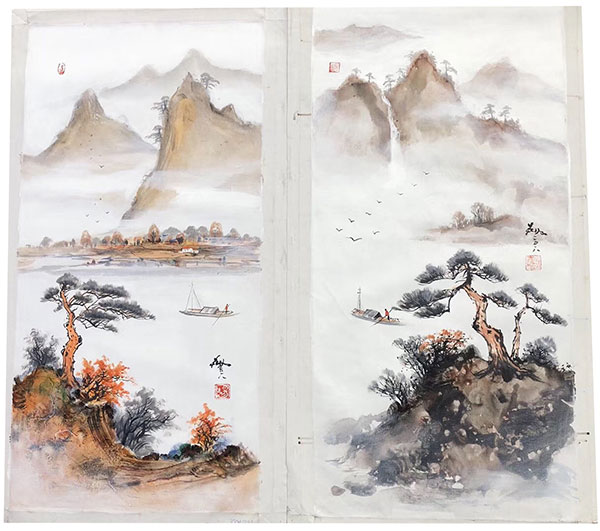 Compatible Landschaft JAHRRIESNGE  for montains-and-trees-lpg1437 