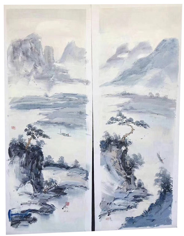 Compatible Landschaft JAHRRIESNGE  for montain-tree-lpg1452 