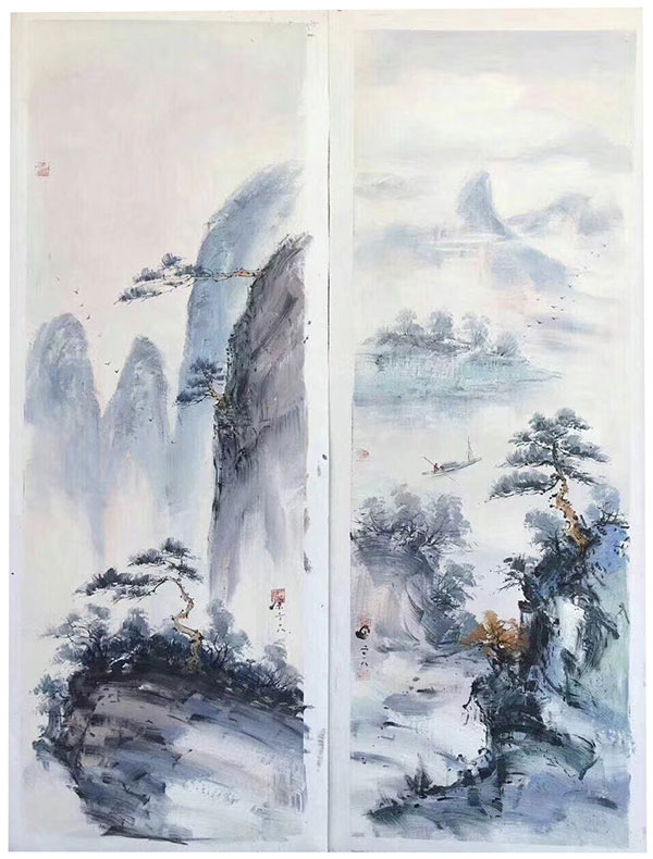 Compatible Landschaft JAHRRIESNGE  for montain-tree-lpg1456 