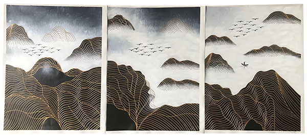 Compatible Landschaft JAHRRIESNGE  for birds-and-montains-lpg1469 