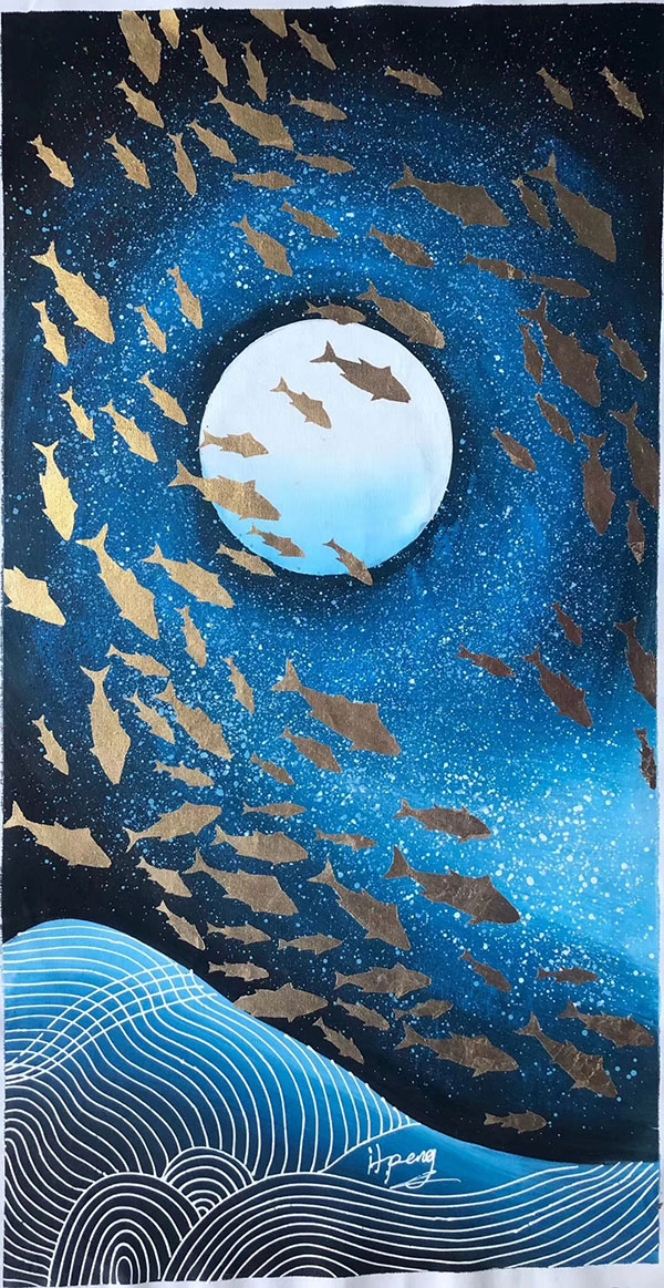 Compatible Landschaft JAHRRIESNGE  for birds-lpg1506 