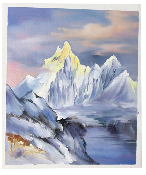 Compatible Landschaft JAHRRIESNGE  for snow-mountain-lpg1644 