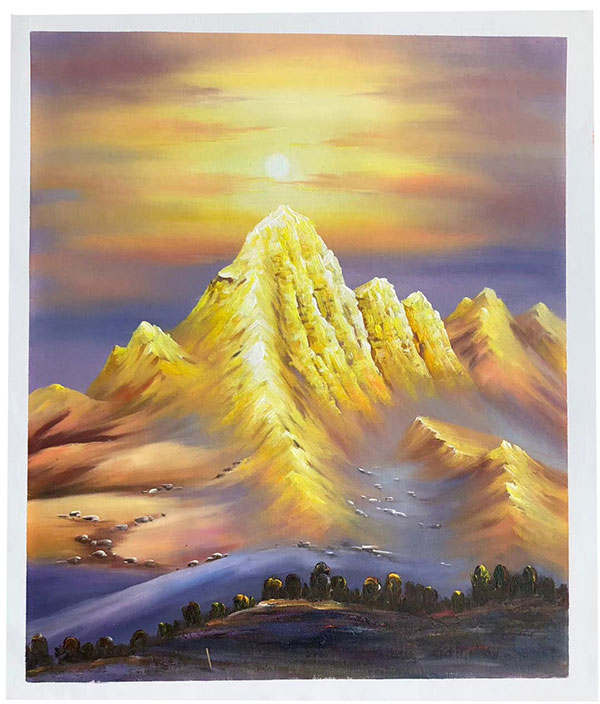 Compatible Landschaft JAHRRIESNGE  for snow-mountain-lpg1648 