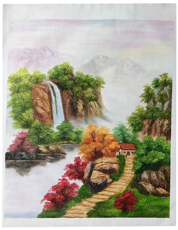 Compatible Landschaft JAHRRIESNGE  for waterfall-lpg1675 