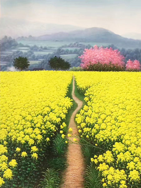 Compatible Landschaft JAHRRIESNGE  for yellow-flowers-lpg1708 