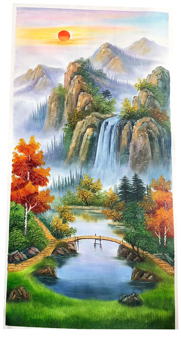 Compatible Landschaft JAHRRIESNGE  for waterfall-lpg1766 