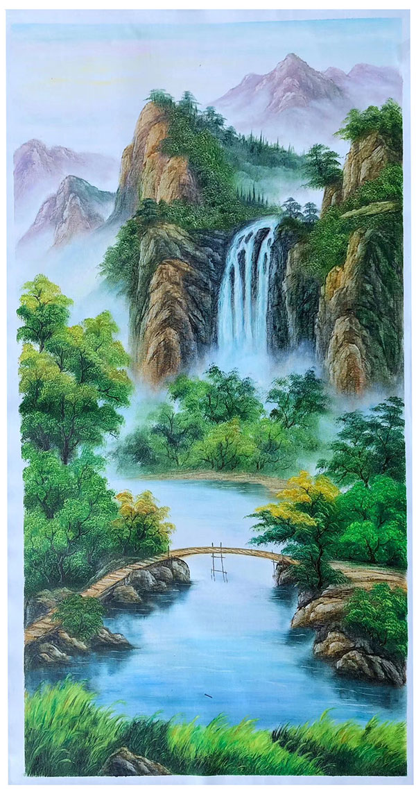 Compatible Landschaft JAHRRIESNGE  for waterfall-lpg1839 