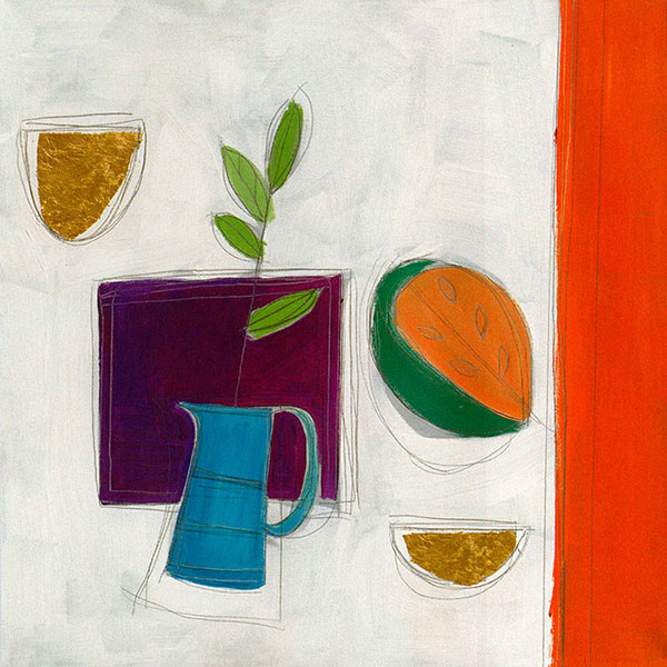 Compatible Abstrakt Jahrriesnge  for watermelon-leaf-lpg2038 