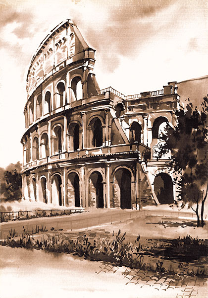 Compatible Landschaft JAHRRIESNGE  for Rome lpg2437 