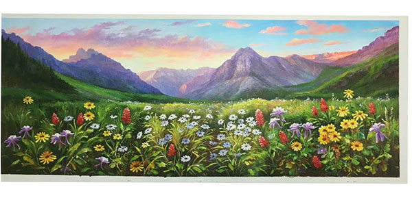 Compatible Landschaft JAHRRIESNGE  for mountain lpg2487 