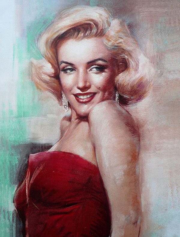 Compatible Porträt Jahrriesnge  for Marilyn Monroe lpg2646 