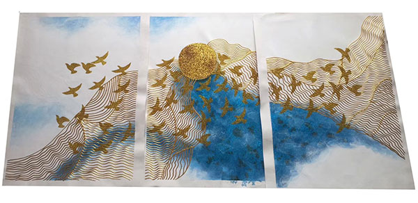 Compatible Tiere Jahrriesnge  for mixed birds and moon lpg2691 